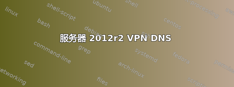 服务器 2012r2 VPN DNS