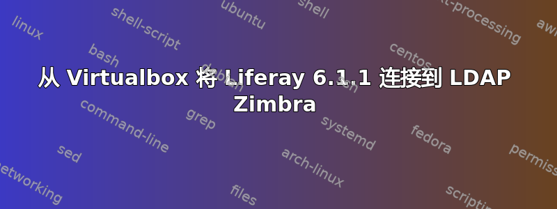 从 Virtualbox 将 Liferay 6.1.1 连接到 LDAP Zimbra