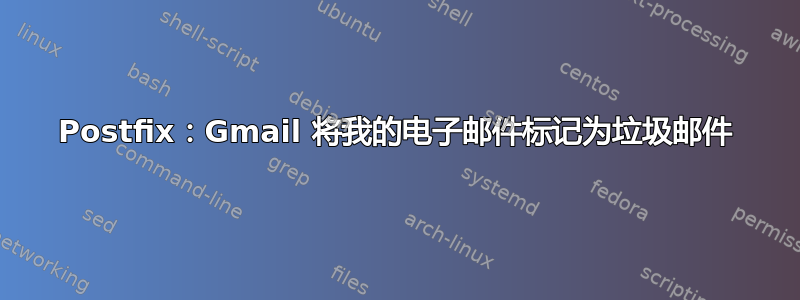 Postfix：Gmail 将我的电子邮件标记为垃圾邮件