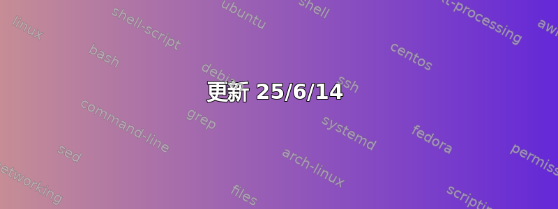 更新 25/6/14