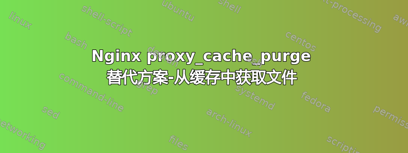 Nginx proxy_cache_purge 替代方案-从缓存中获取文件