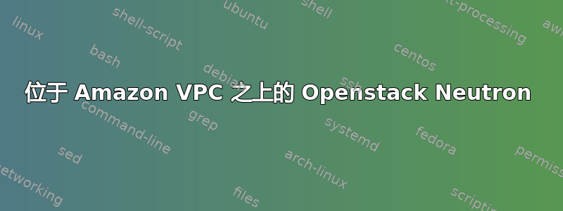 位于 Amazon VPC 之上的 Openstack Neutron