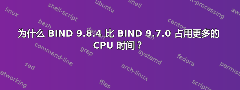 为什么 BIND 9.8.4 比 BIND 9.7.0 占用更多的 CPU 时间？