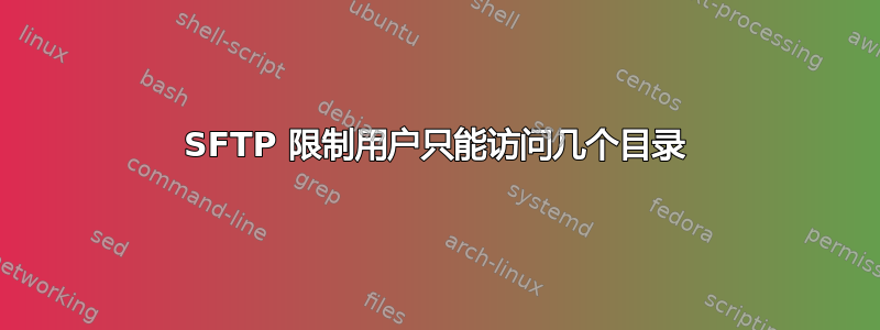 SFTP 限制用户只能访问几个目录