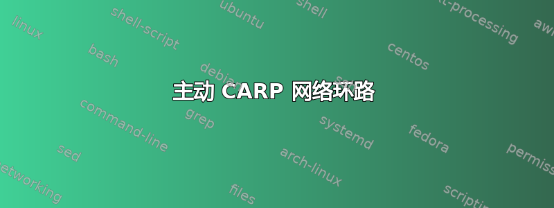 主动 CARP 网络环路