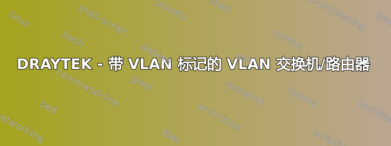 DRAYTEK - 带 VLAN 标记的 VLAN 交换机/路由器