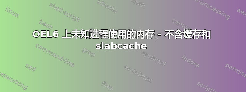 OEL6 上未知进程使用的内存 - 不含缓存和 slabcache