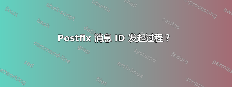 Postfix 消息 ID 发起过程？