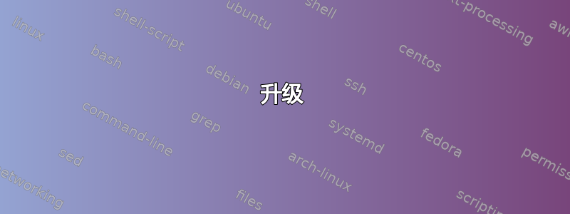 升级