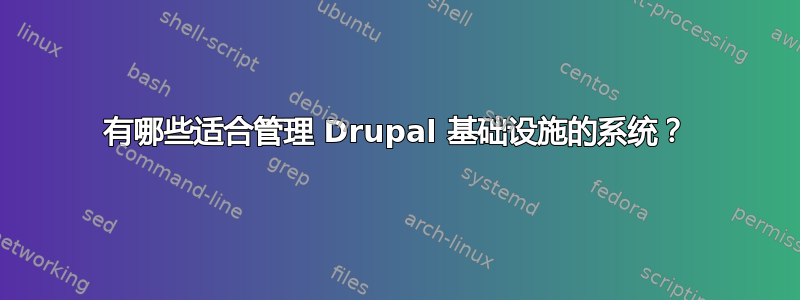 有哪些适合管理 Drupal 基础设施的系统？