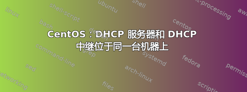 CentOS：DHCP 服务器和 DHCP 中继位于同一台机器上