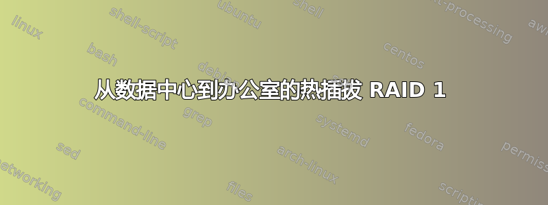 从数据中心到办公室的热插拔 RAID 1