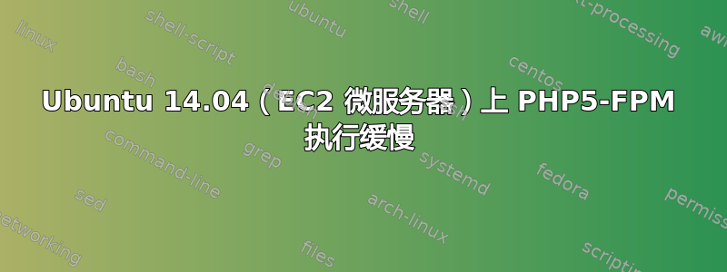 Ubuntu 14.04（EC2 微服务器）上 PHP5-FPM 执行缓慢