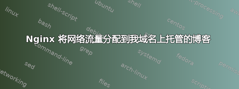 Nginx 将网络流量分配到我域名上托管的博客