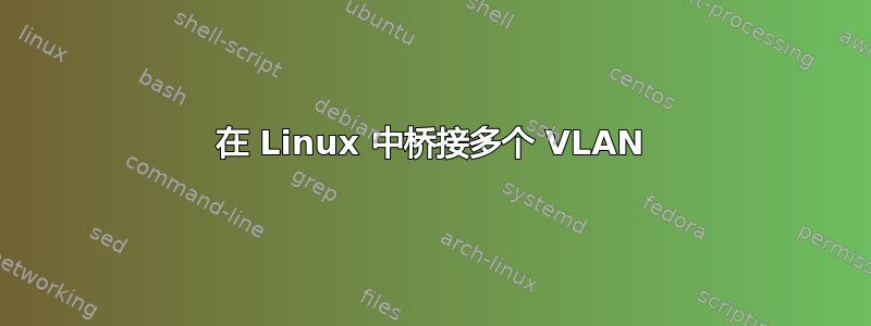 在 Linux 中桥接多个 VLAN