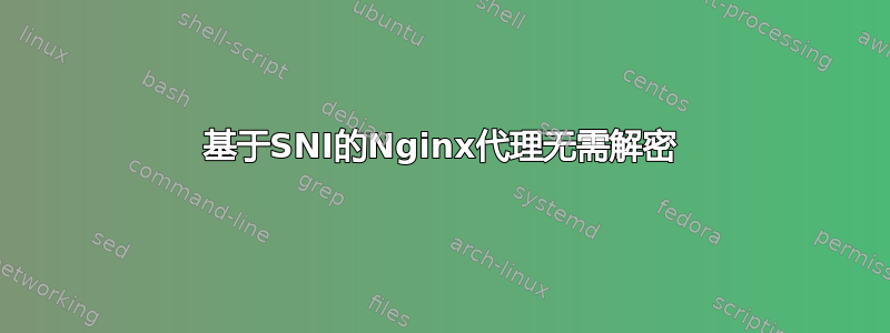 基于SNI的Nginx代理无需解密