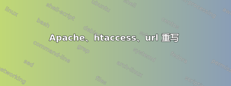 Apache、htaccess、url 重写