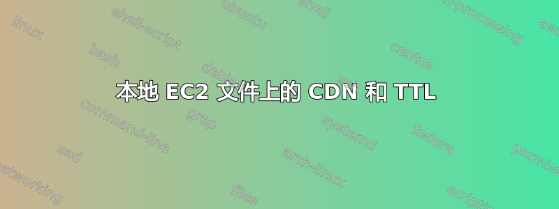 本地 EC2 文件上的 CDN 和 TTL