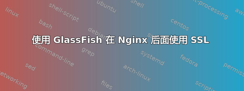 使用 GlassFish 在 Nginx 后面使用 SSL