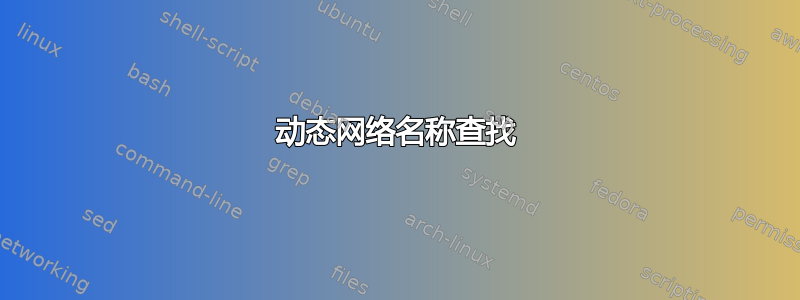 动态网络名称查找