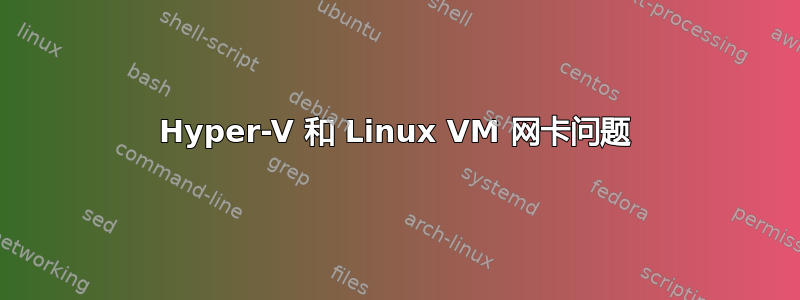 Hyper-V 和 Linux VM 网卡问题