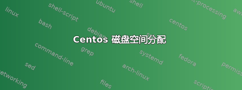 Centos 磁盘空间分配