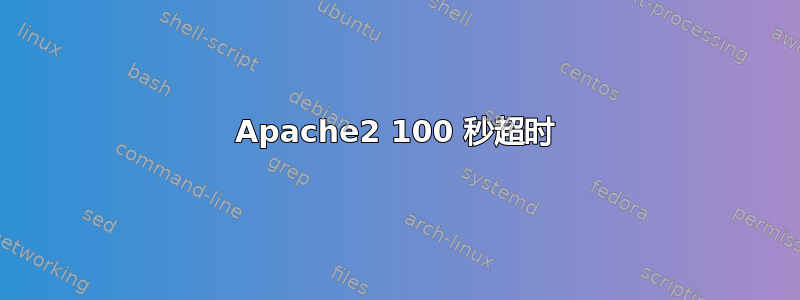 Apache2 100 秒超时