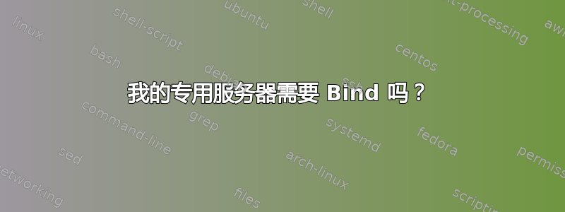 我的专用服务器需要 Bind 吗？