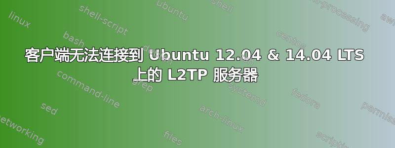 客户端无法连接到 Ubuntu 12.04 & 14.04 LTS 上的 L2TP 服务器