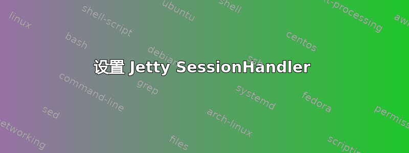 设置 Jetty SessionHandler