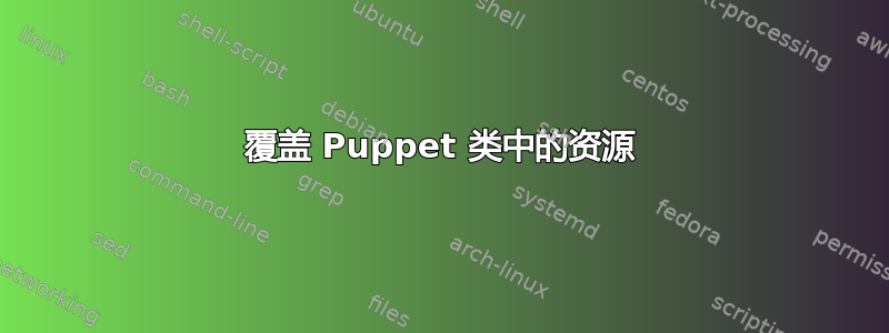 覆盖 Puppet 类中的资源