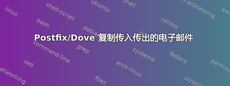 Postfix/Dove 复制传入传出的电子邮件