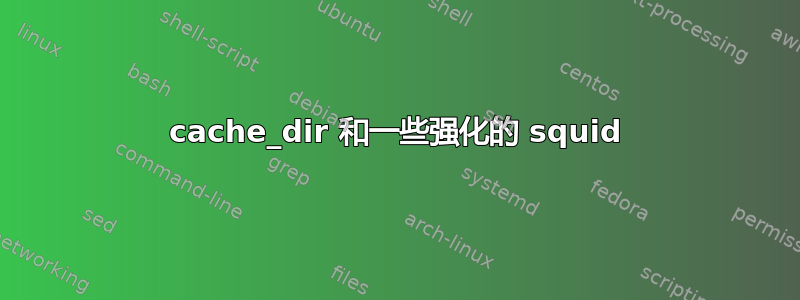 cache_dir 和一些强化的 squid