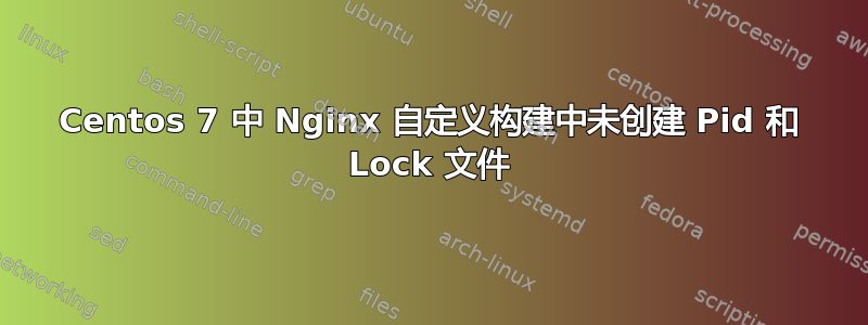 Centos 7 中 Nginx 自定义构建中未创建 Pid 和 Lock 文件