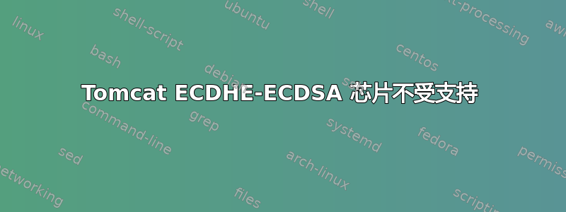 Tomcat ECDHE-ECDSA 芯片不受支持