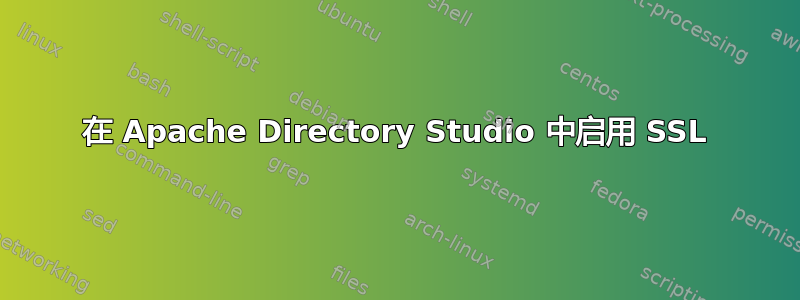 在 Apache Directory Studio 中启用 SSL