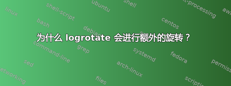 为什么 logrotate 会进行额外的旋转？