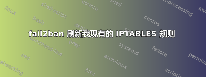 fail2ban 刷新我现有的 IPTABLES 规则