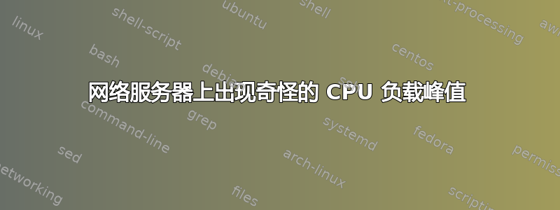 网络服务器上出现奇怪的 CPU 负载峰值