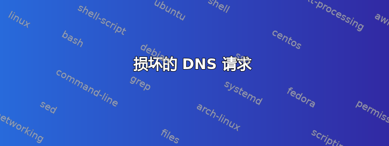 损坏的 DNS 请求