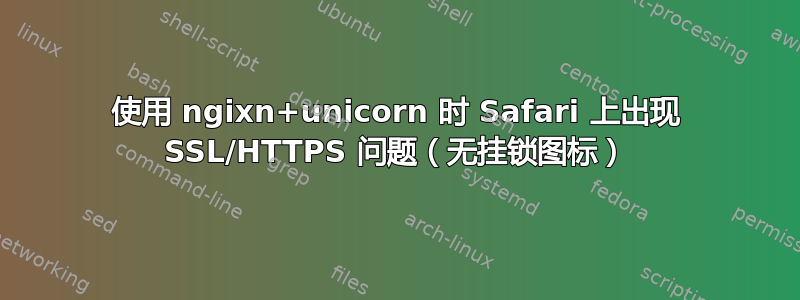 使用 ngixn+unicorn 时 Safari 上出现 SSL/HTTPS 问题（无挂锁图标）