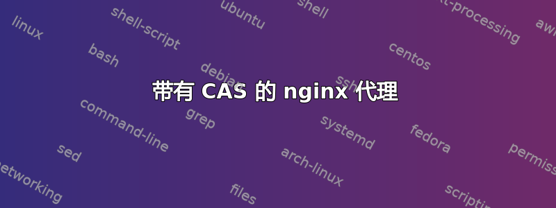 带有 CAS 的 nginx 代理