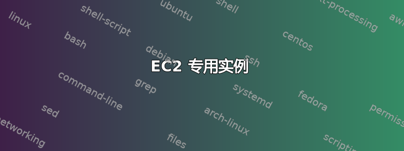 EC2 专用实例