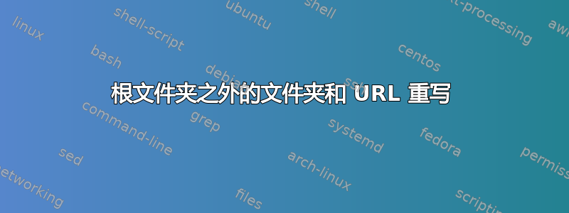 根文件夹之外的文件夹和 URL 重写