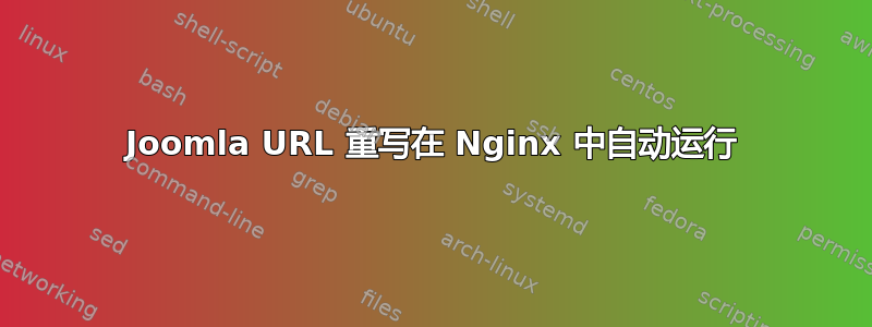 Joomla URL 重写在 Nginx 中自动运行