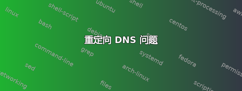 301 重定向 DNS 问题