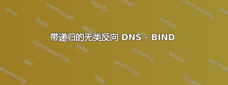 带递归的无类反向 DNS - BIND