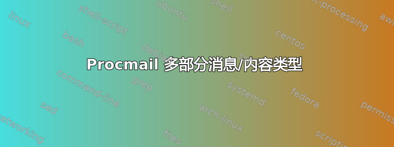 Procmail 多部分消息/内容类型