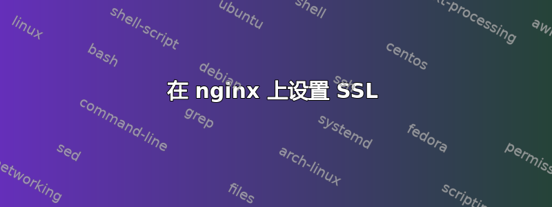 在 nginx 上设置 SSL