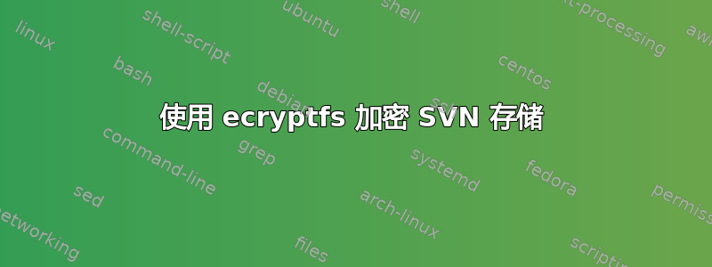 使用 ecryptfs 加密 SVN 存储